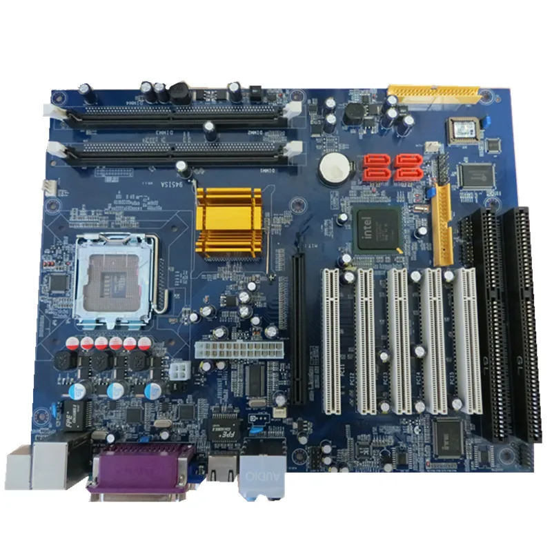 

945 motherboard socket 775 motherboard with 2*ISA and 5*PCI Slots support Intel chipset