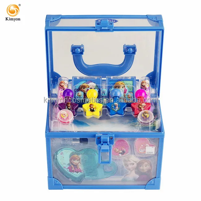 
Disneys Frozen Elsa And Anna Deluxe Cosmetic carry Case gift set Make Up Girls Play Set 