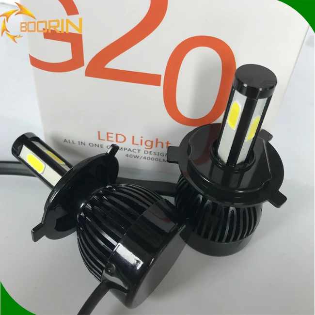 Super bright CANBUS 12v 24v 55W 80W G20 G5 led headlight bulb h7 for 9006 9005 H11 H1 H4 x5 e70 4300K 6000K