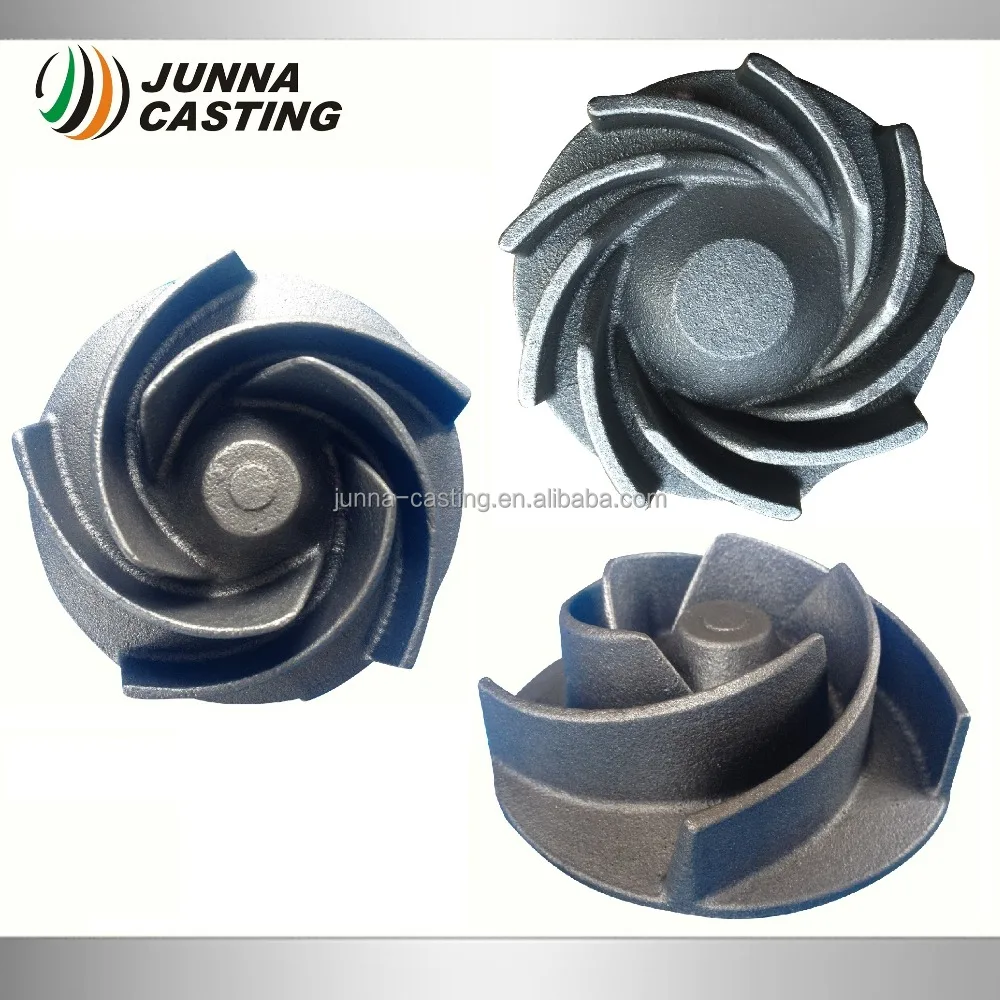 
gray iron casting grey iron casting pump impeller 