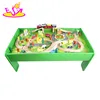 Newest educational toy wooden model train for kids W04C040