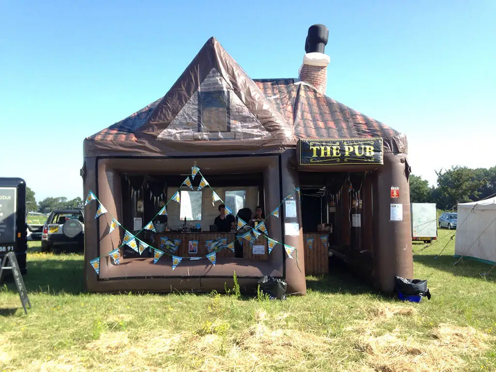 9x6 Mts Outdoor Parties N Events Giant Blow Up Tent Inflatable Bar With Full Digital Printing