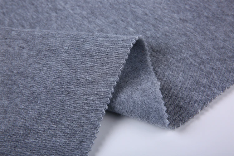 Grey polyester super soft fleece fabric rolls composition