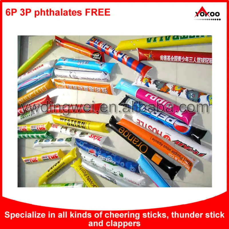 
Banger or Cheer Sticks, colorful bangers for advertising 