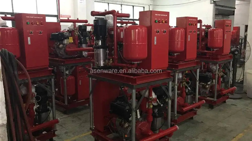 NFPA20 Booster Diesel Engine, Electric, Jockey Fire Fighting Water Pump Manufacturers