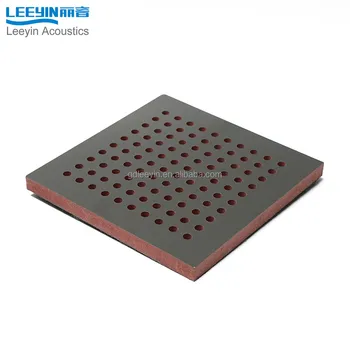 Wood Fireproof Sheet Perforatred Acoustic Panel Board For Ceiling Tiles Buy Perforatred Acoustic Panel Board Sound Reflective Materials Wooden