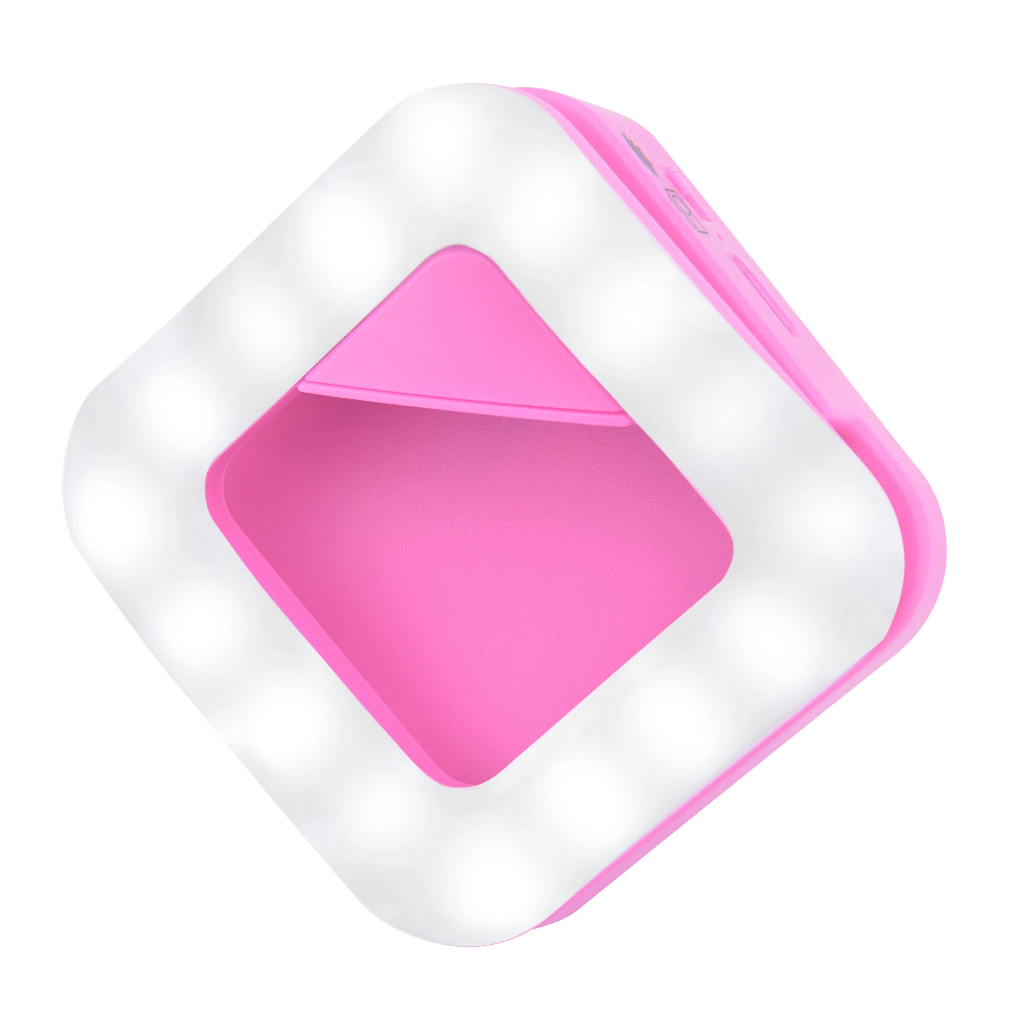 

Patent Portable Selfie Ring Light with Sensor Purse Light,Rechargeable 9-Level Adjustable Brightness Video Lights, White,blue,red and orange