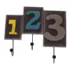 MDF Vintage rustic Style digital design hook Hat Wall Hook for home decoration
