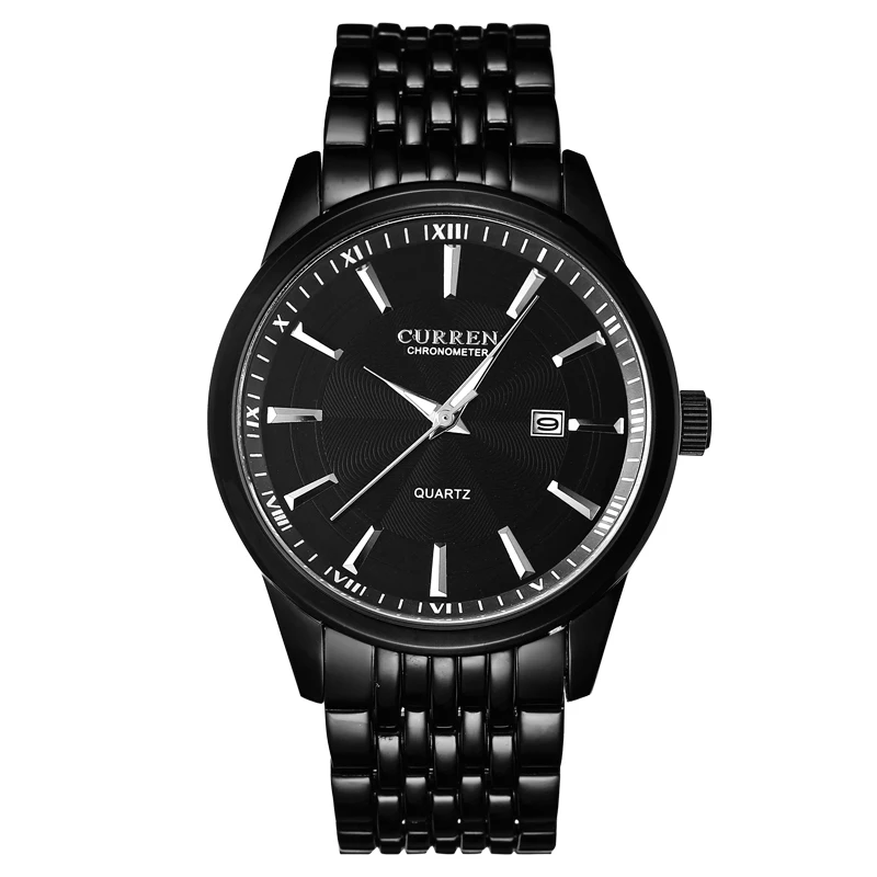 

CURREN Watches Brand Business Quartz Calendar Clock Stainless Steel Minimalist Men Luxury Wrist Watches relogio masculino 8052