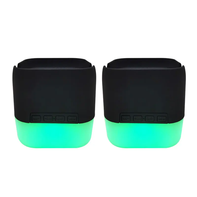 2019 New LED mini portable Bluetooth Speaker with mobile phone holder case muti-function night light wireless speakers - ANKUX.COM