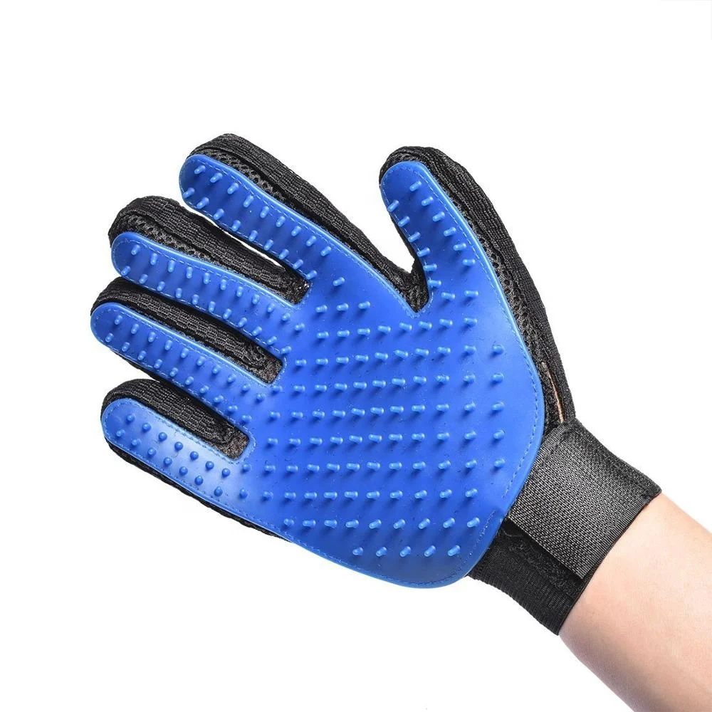 
Pet Deshedding Grooming Glove Cat Grooming Gloves Dog Hair Remover 