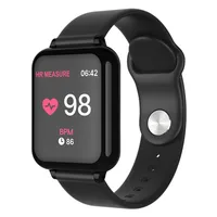 

2019 Amazon hot selling smartwatch android smart band bracelet with blood pressure smartwatch B57 waterproof