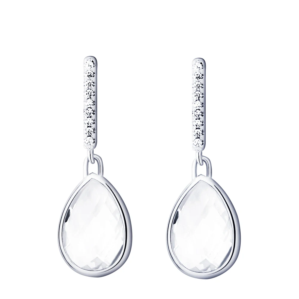 

ladies crystal drop earrings designs pictures