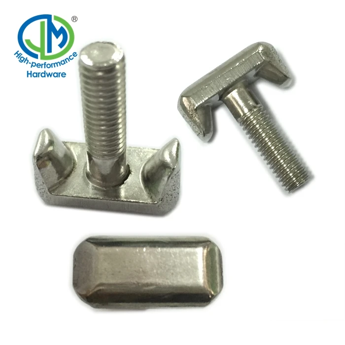 
big size stainless steel din 188 grade 4.8 8.8 m26 t bolt 