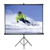 high quality portable 100 inch 4 3 outdoor retractable digital video automatic tripod projector screen