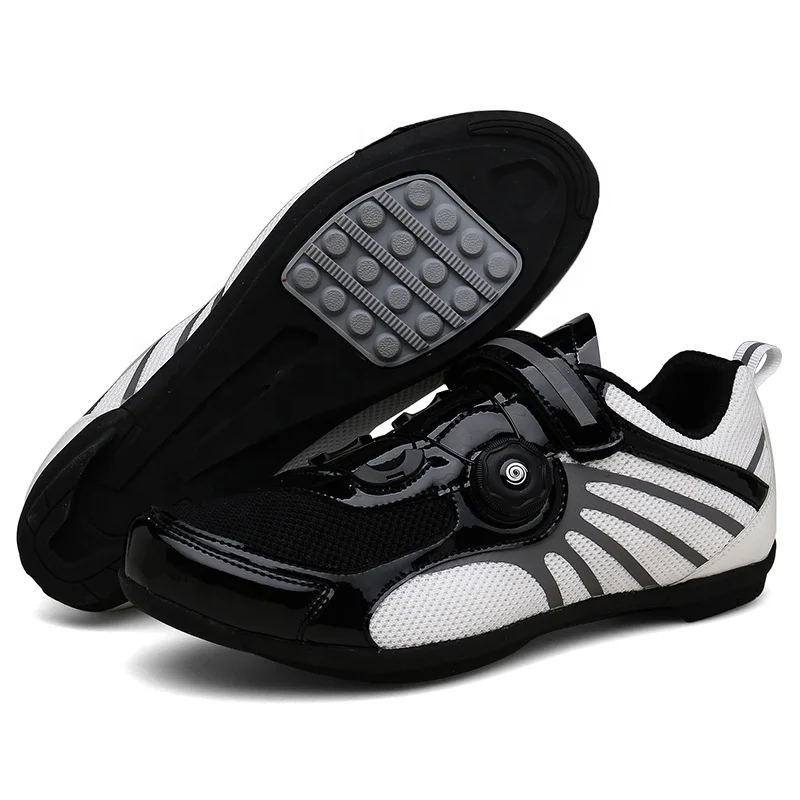 

Fashion and newest Road Cycling Shoes Lock Pedal Bike Shoes Cleated Bicycle Ciclismo Shoes, 3 colors