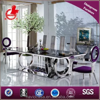 Latest Model A8068 Stainless Steel Dining Table Designs Buy Glass Top Dining Table Prices Dining Table Prices Stainless Base Dining Table Product On Alibaba Com