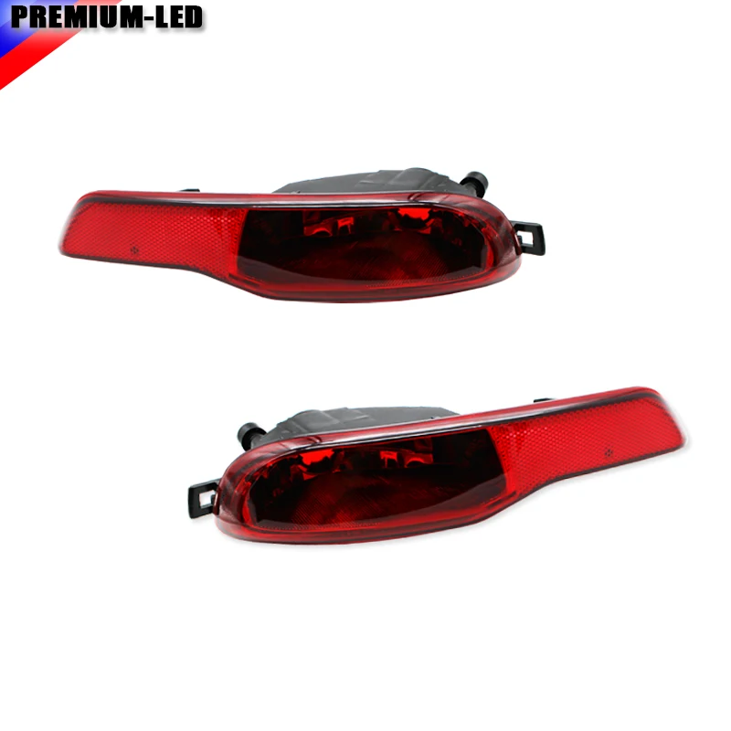 Complete Set Led Rear Fog Light Kit W/ High Power Red Led Bulbs,Rear