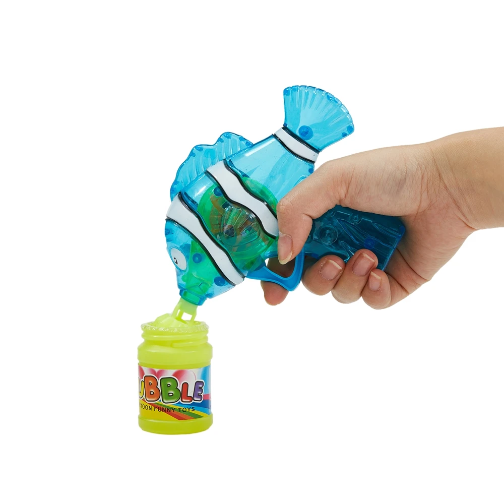 批发led 泡沫枪点亮泡泡水枪玩具