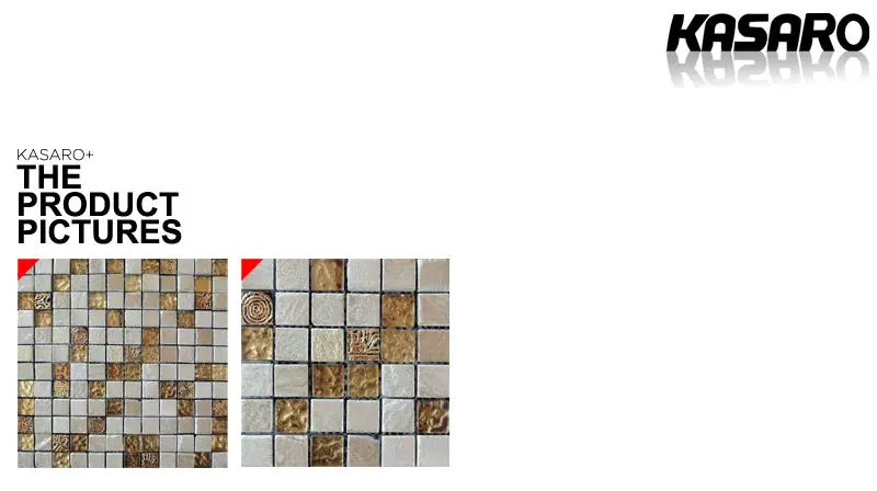 Vintage Stone Mix Glass Mosaic Patterns for Walls, Mosaic Wall Tile, Room Mosaic Tiles