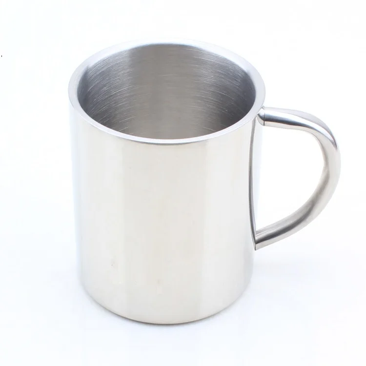 Stainless Steel Double Wall Insulated Water Cup Coffee Mug Without
