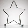 Magnetic Clear Acrylic Star Shaped Photo Picture Frame Plexiglass Award Block