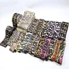 High Grade 2.5cm 3cm 3.8cm 5cm Elastic Webbing Leopard Print Stretchy Band For Bags Clothes