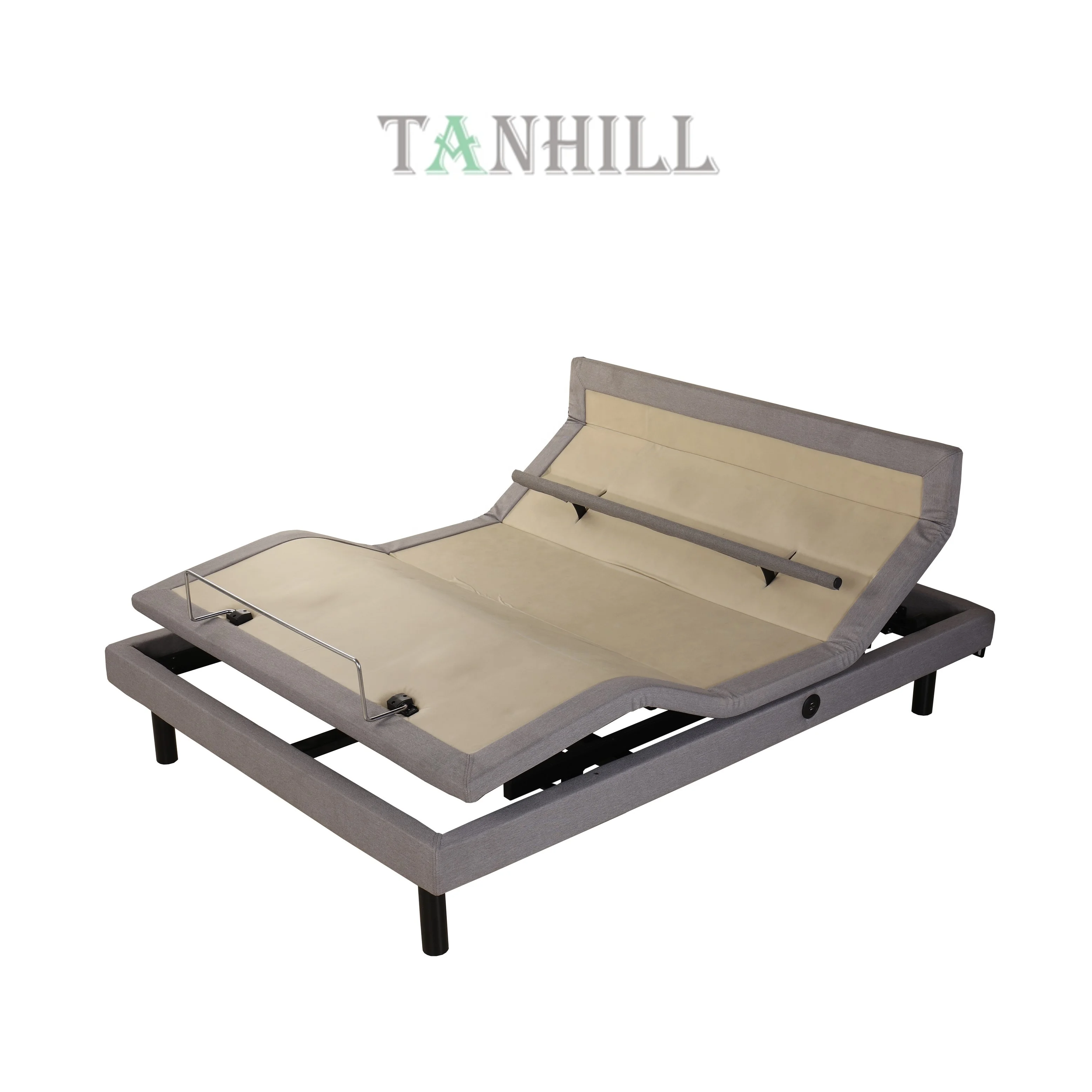 Lumbar Support Electric Adjustable Bed Base Single Size For Bedroom