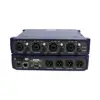 4 channels 9 pin RS232 12V DC power 4 input XLR port dante audio network interface