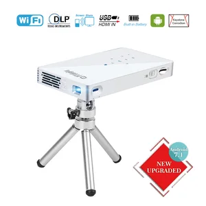 DLP Mini Projector WiFi Bluetooth