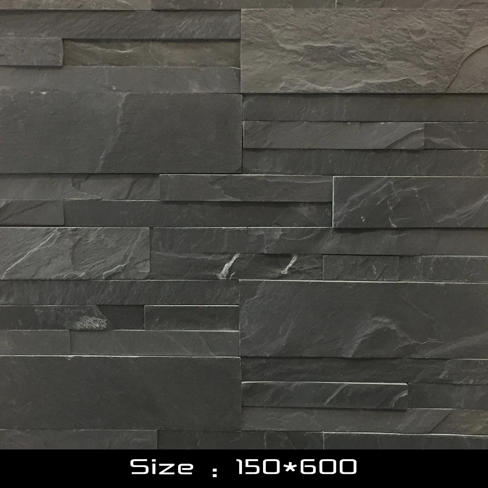 
Cheap and Hot Selling Chinese Black Blate Natural Stone Veneer 