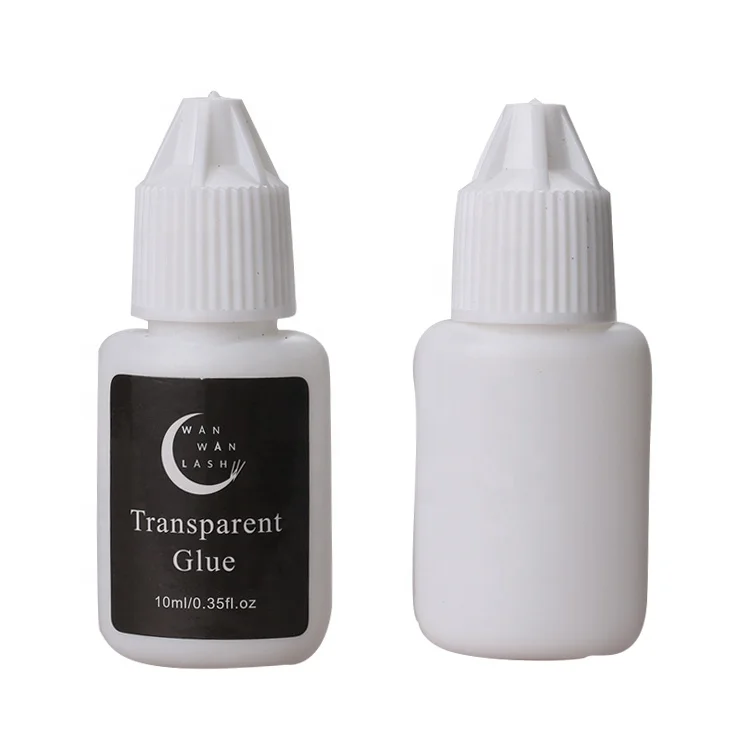 

latex free OEM packaging clear medical grade eyelash extensions glue 10ml, Transparent/clear/white