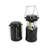 Battery Powered Indoor Table Black Hanging Stand Lighting Lamp Collapsible Cob Led Light Camping Lantern