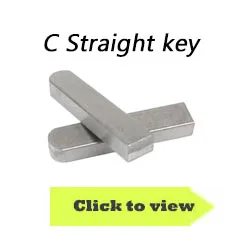 Parallel Keys Round Ends Drive Shaft A2 Stainless Type A DIN 6885 Feather Key