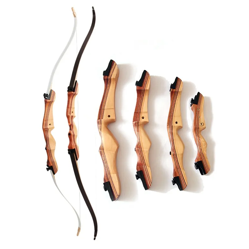 Quality Factory Supply 48" 54" Wooden Cs Game Bow Archery Tag Recurve