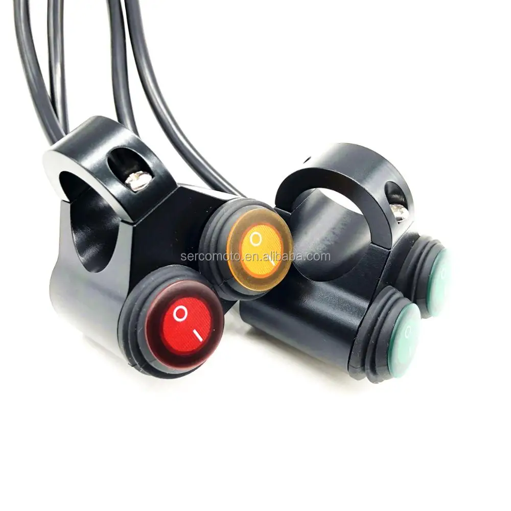 1x Handlebar Switch Start Stop Headlight Fit Honda Rancher 350