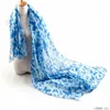 Fashion Accessory Various Aestheticism Style Scarf Cotton Voile Butterfly Scarves Wholesale For Woman