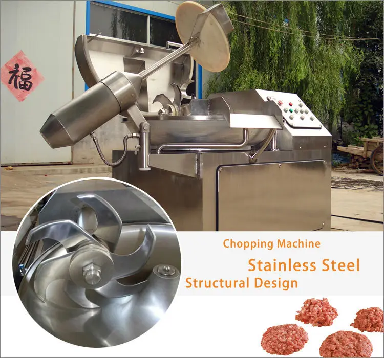40l Sausage Meat Chopper Machine / Meatball Stuffing Bowl Cutting And