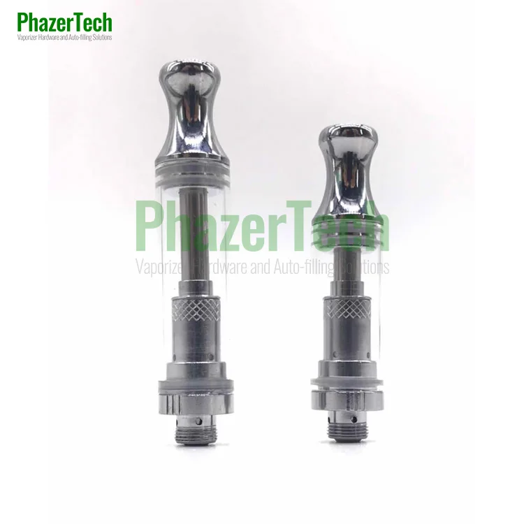 

PhazerTech Factory Instock Quality 1/0.5ml Alpine Live Resin Cartridges For CBD OIL carts, Silver