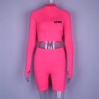 

wholesale gym yoga sports fashion women cloth outfits two piece shorts set