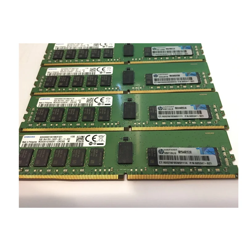 

Original Hpe memory 726718-B21 8GB DDR4 2133mhz RAM for server smart memory