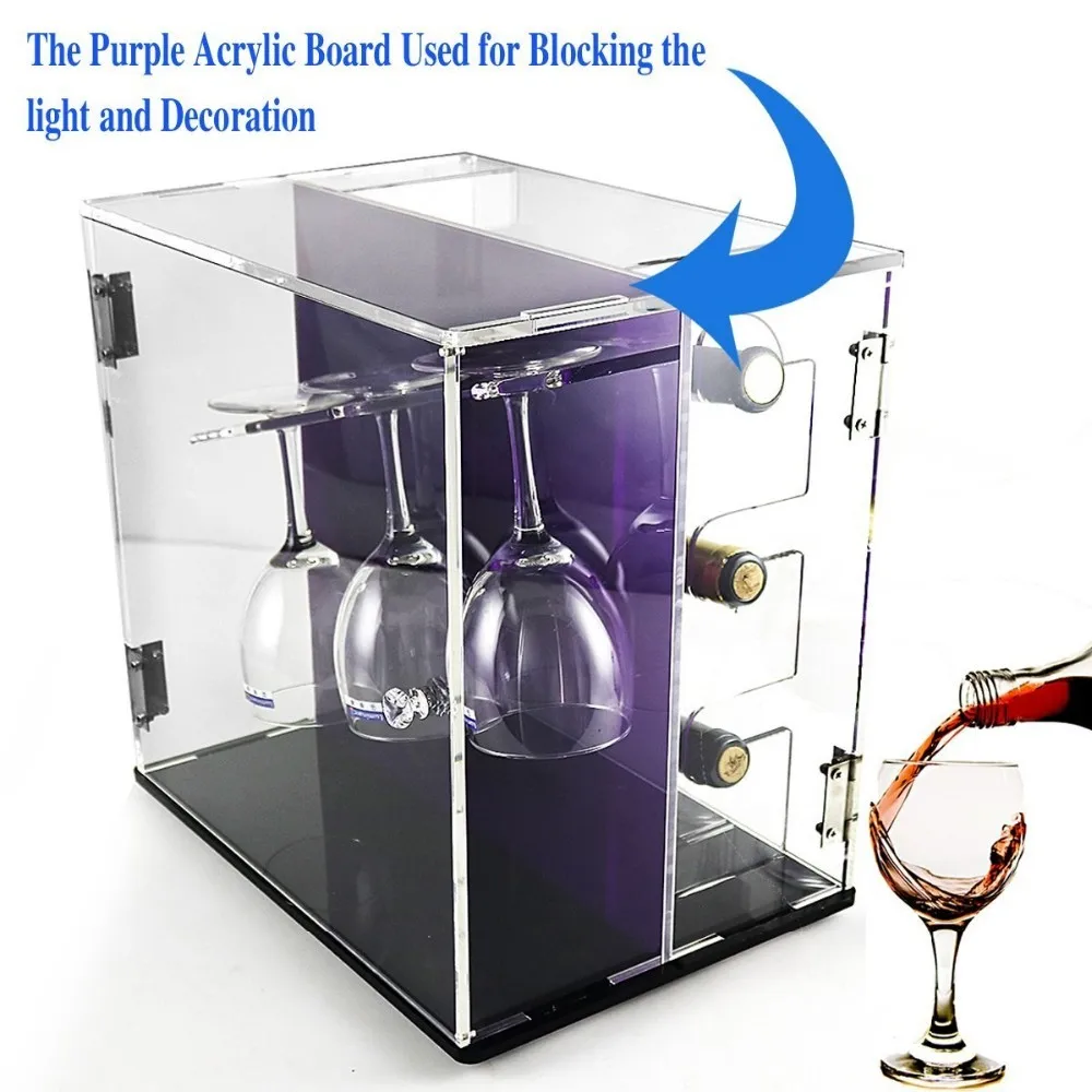 Acrylic Wine Storage Box Storage Rack Acrylic Wine Bottle