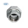 Union mallealbe iron fittings galvanized flat seat union BSP NPT thread 330 340 galvanized gi glove