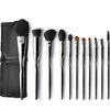 A MarkUp 11 Pcs Makeup Brushes Set - Premium Kabuki Foundation Powder Blending Blusher Cosmetics Brush with Box