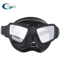 

Wholesale low Volume wide view spearfishing frameless silicone freediving mask