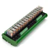 NPN PNP Input Switching Output Sixteen DC12V 24V 16 channel relay module