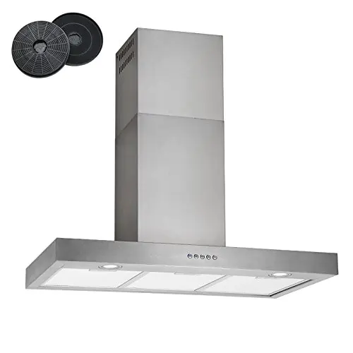 Zuhne iChorus 36 inch Kitchen Island Ducted/Ductless Stainless Steel