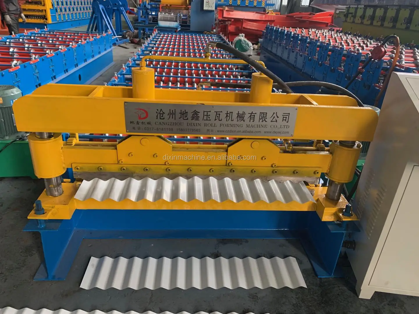 Metal Roofing Sheet Corrugating Sheet Roll Forming Making Machine Cold Galvanizing Line