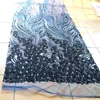 Luxury high quality sequins net embroidery fabric