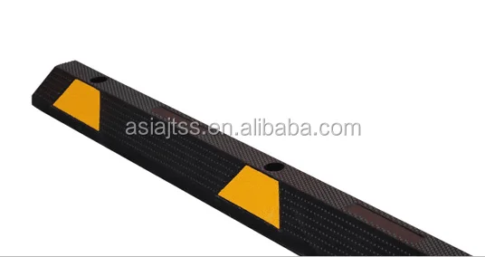 Top Quality 1650/ 1830 mm Rubber Garage Car Ramps Parking Wheel Stop